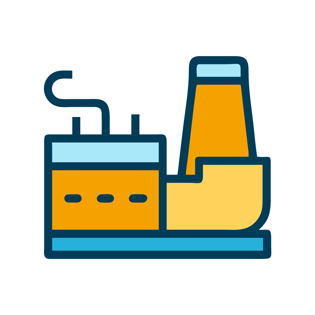 Food Processor Factory Icon