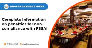 Complete information on penalties for non compliance with fssai
