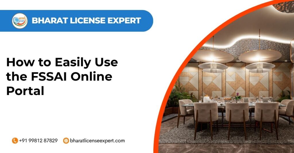 How to easily use the fssai online portal
